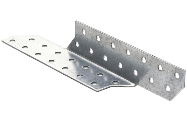 Держатель балки 32х32х210х2,0мм правый (белый цинк 1 шт) Держатель балки 32х32х210х2,0мм правый (белый цинк 1 шт)