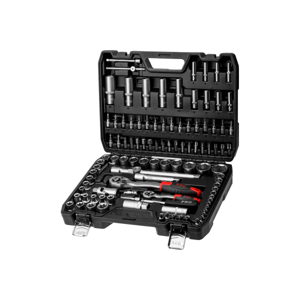 Набор головок и бит 108 пр. 1/4",1/2" PRO STARTUL STUTTGART (PRO-108S), арт.PRO-108S