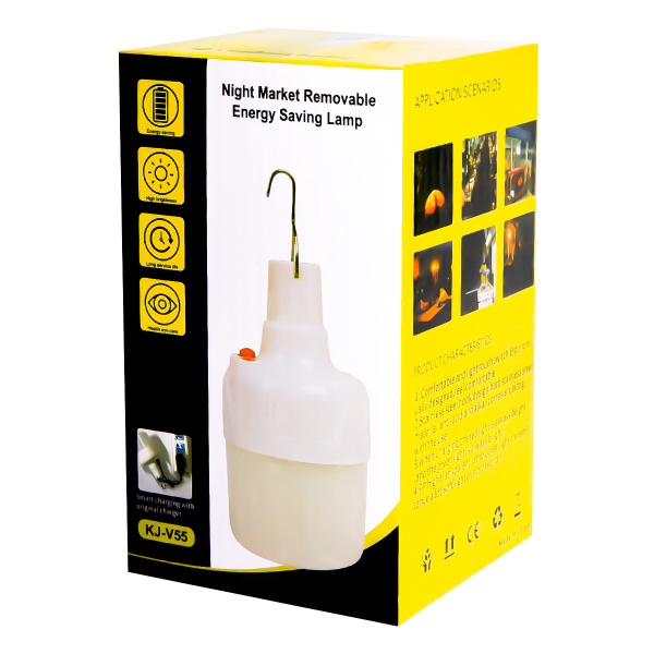 Лампочка V55 аккумулятор: 400 мА 20 Вт (USB)