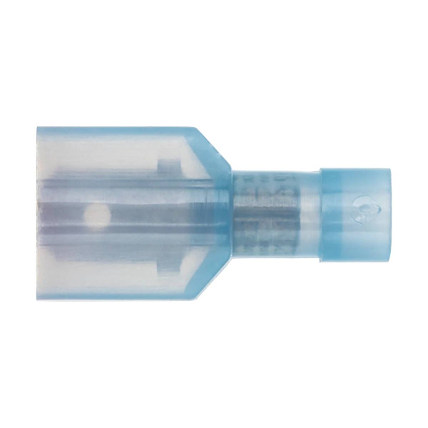 Разъем плоский изолир РпИп 2,5-6,3 сечение проводника 2,5мм² термоусадка синий 10шт. 26493 8 duwi