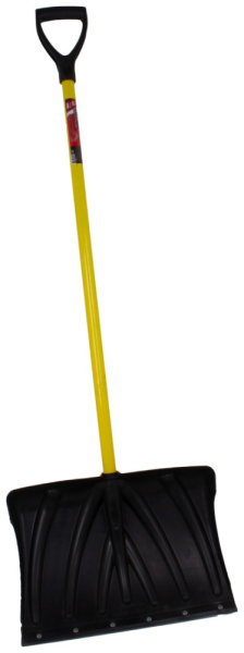 Лопата ЭКСПЕРТ 0191-6 снеговая, стальной черенок с рукояткой, 1380мм
