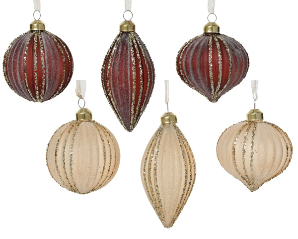 Украшение подвесное Матовые фигуры с бусинами 6 видов в ассортименте 71322 Kmg