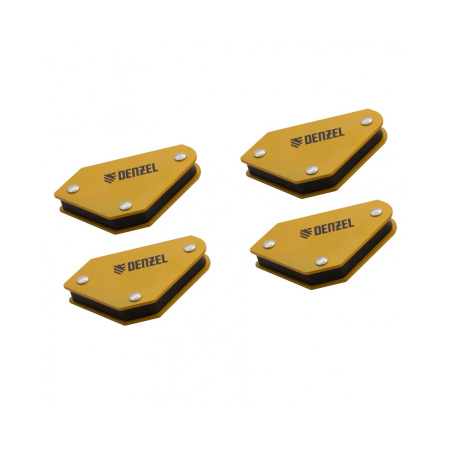 Набор из 4 магнитных фиксаторов для сварочных работ// Denzel