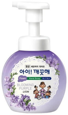 Пена для рук LION  Aikekute с экстрактом фиалки 250гр с дозатором