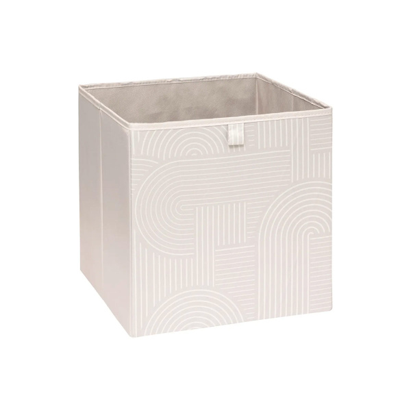 Ящик для хранения 5Five Arche Printed 31х31 см белый