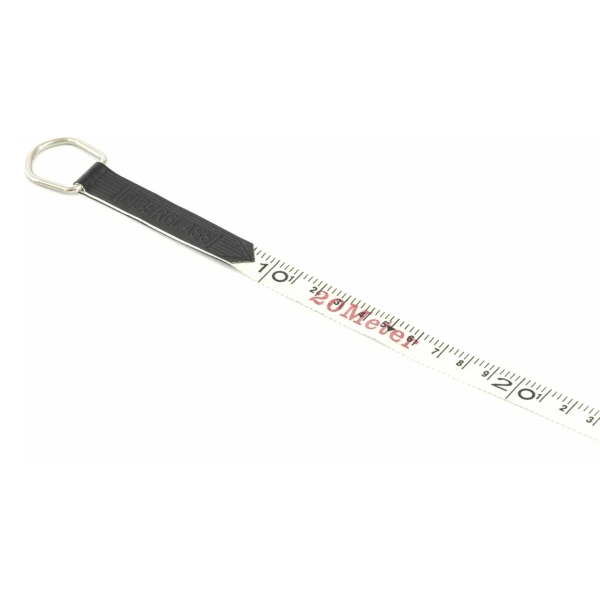 Рулетка геодезическая, 20 м х 12,5 мм, лента ПВХ, закрытый круглый корпус// SPARTA