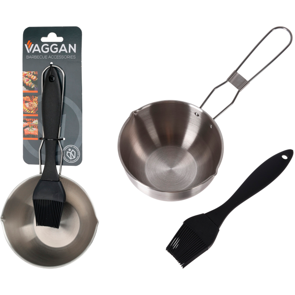 Набор сотейник с силиконовой кисточкой Vaggan 11,5х6,3х0,4 см C83500010