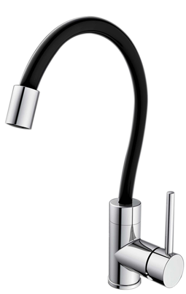 Смеситель д/к Iddis Kitchen 360 K36SBJBi05 гибкий гусак чёрный