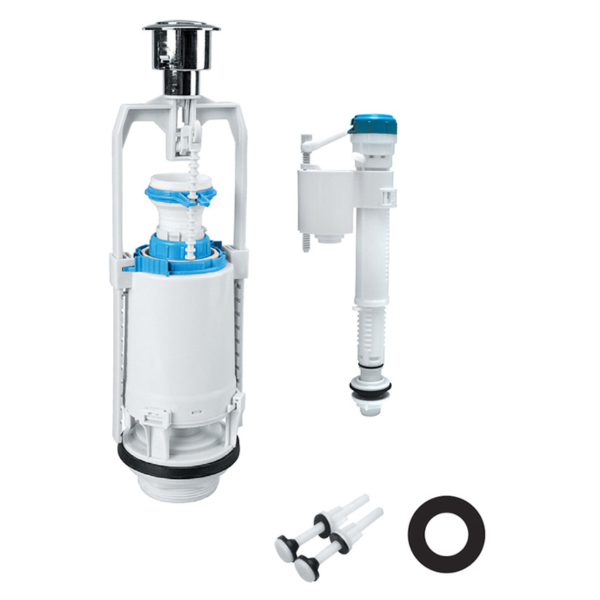 Арматура смывная IDDIS 1-ур, нижний подвод, тип A, F012400-0004