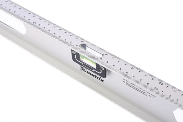 Уровень Matrix алюминиевый рельс 800мм 3 глазка (1 поворотный)