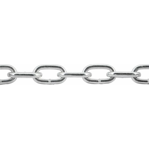 Цепь сварная короткозвенная, оцинк. М4 DIN 766 (бухта 50 м) STARFIX, арт.SMP-63684-50