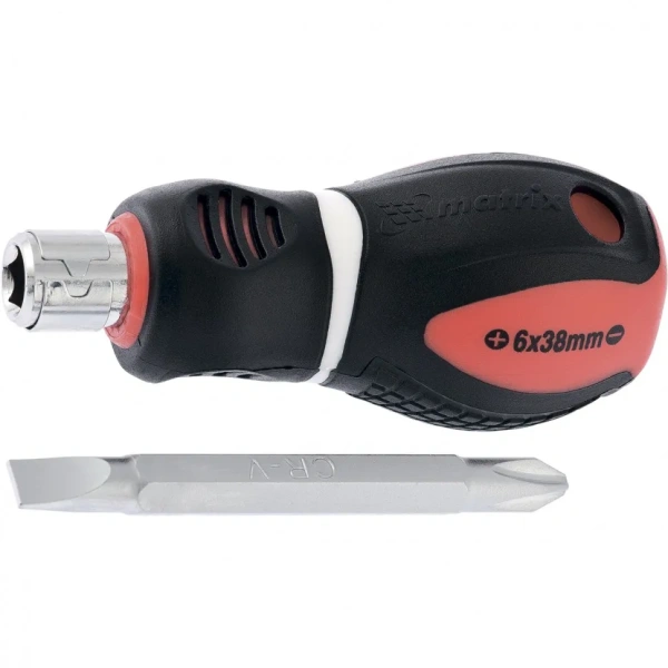 Отвертка комбинированная, SL6,0 / Ph2 х 38 мм, CrМо, двухком