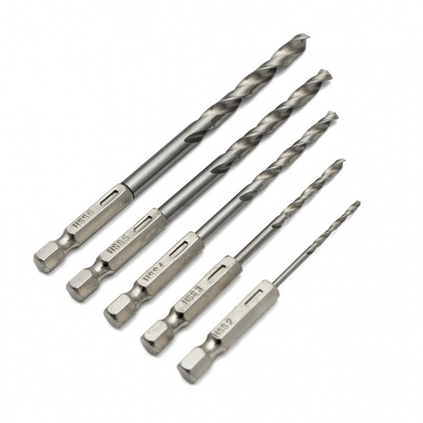 Набор сверл по мет. с 6-гр.хвост. 5 шт. VIRA