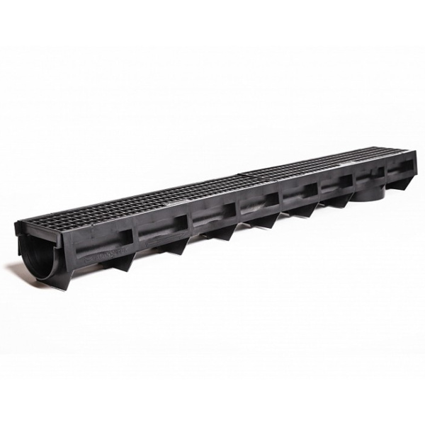 Лоток водоотводный AQUA-TOP с пластиковой решеткой