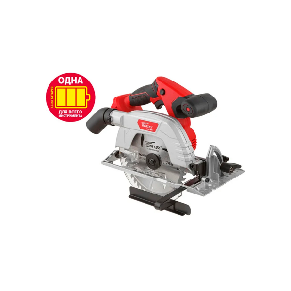 Пила циркулярная аккум. WORTEX CCS 1819 в кор. ALL1 SOLO, арт.CCS181900029