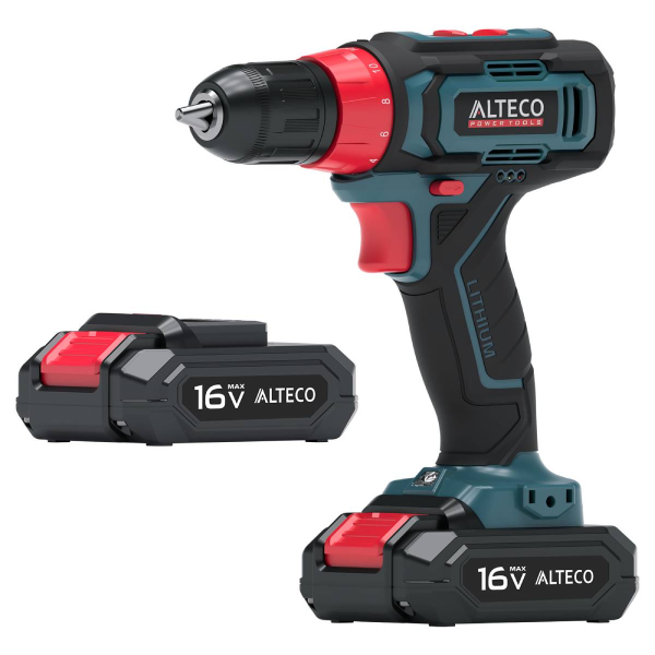 Дрель - шуруповёрт аккумуляторная CD 16-28 X2 ALTECO