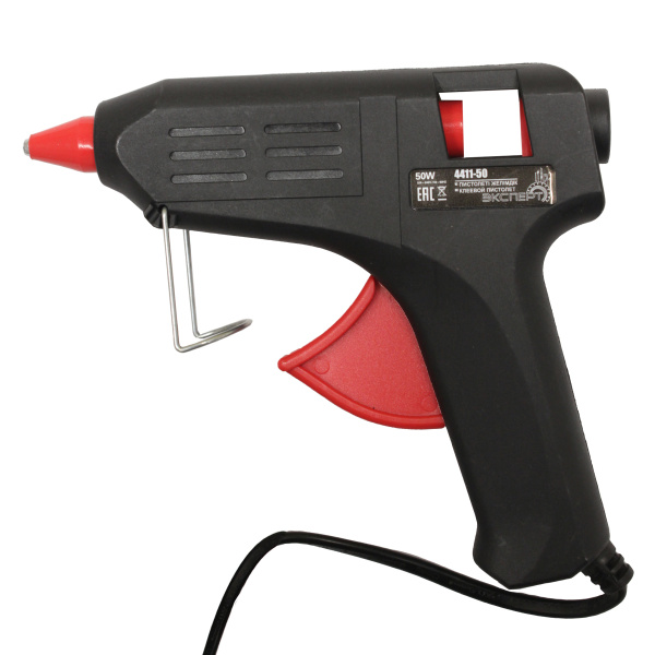 Пистолет «ЭКСПЕРТ»  4411-50  клеевой (термоклеящий), электрический , 50Вт/220В, 11мм