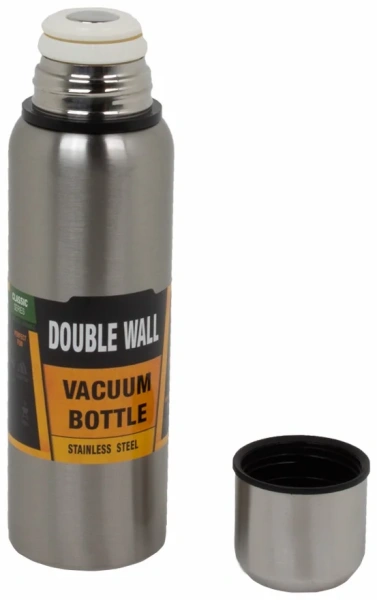 Термос Double Wall 1000 мл, серебристый TN-616-1000 CN