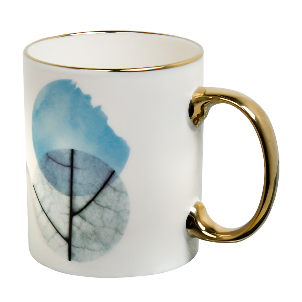 Кружка Winter 350 мл с золотой каймой 4 диз в ассортименте SDM022-3350G PRC