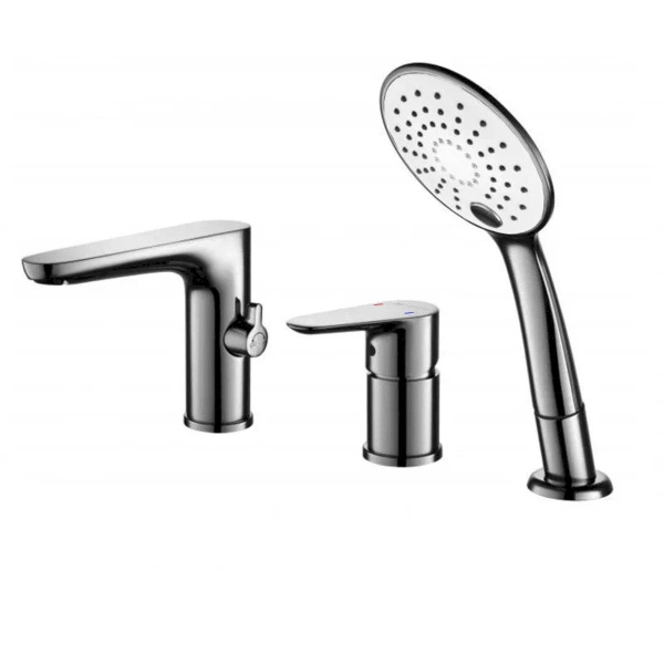 Смеситель на борт ванны Gross Aqua 1209288С Space на 3 отв. Смеситель на борт ванны Gross Aqua 1209288С Space на 3 отв.