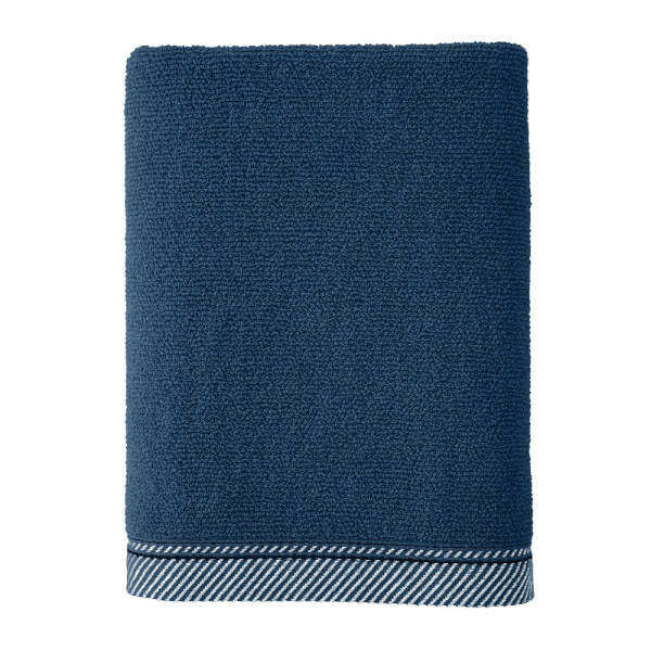 Полотенце Verossa Fjord 50х90 см темно-лазурный /бордюр 788445