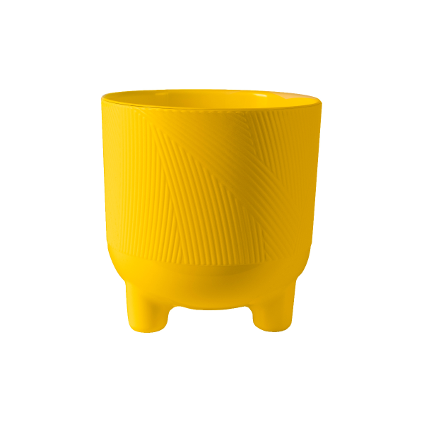 Горшок пластиковый с вкладкой, Фита, Медовый d.12,5 h.13,5, 1,45 л. ФИ13-34