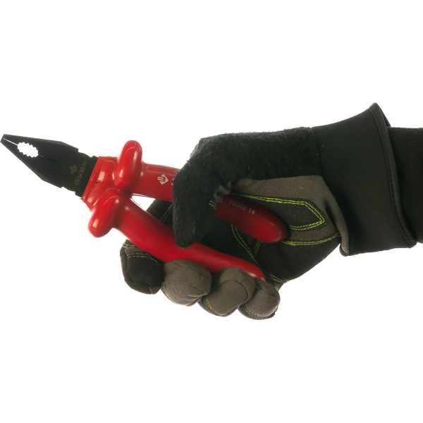 Плоскогубцы "Электрик" 180 мм, комбинированные, диэлектрические ЗУБР (2214-1-18)