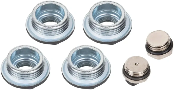 Комплект монтажный Royal Thermo 1”х 1/2" черный (Новый)