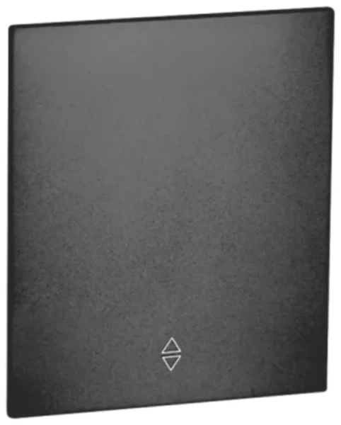 Переключатель 1 кл 10А с/у б/рамки QUATTRO ULTIMA BLACK UNIT (10)