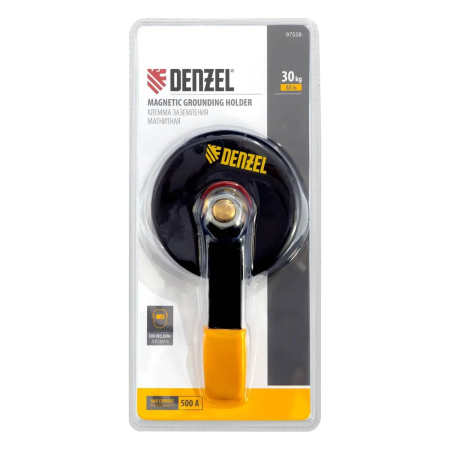 Клемма заземления магнитная для сварочных работ 65 LB// Denzel