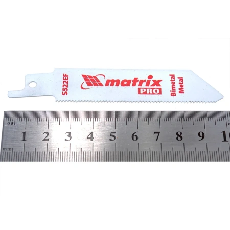 Полотна по металлу для сабельной пилы S522EF 75 / 1,4 мм, Bimetal, 2 шт., PRO// Matrix