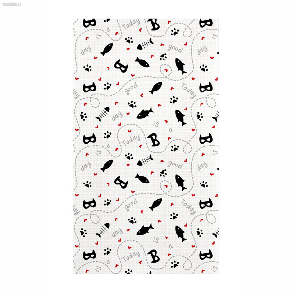 Набор полотенец Самойловский Текстиль 45х60х2 шт Cat Hero Вид 1