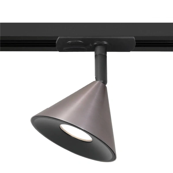 Светильник трековый WOLTA WTL-GU10/08CH под лампу GU10 Черный / Серый BELLO