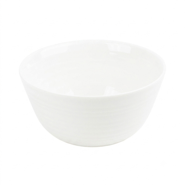 Салатник DH Swirl 14х7 см белый керамика BW26-125-5