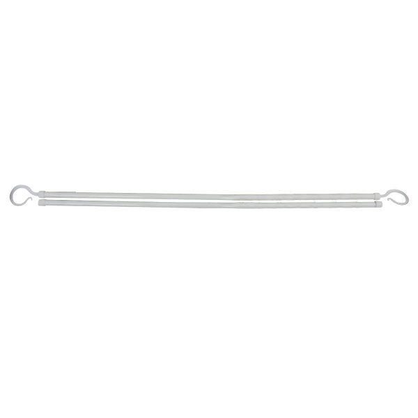 Карниз телескопический двойной Luance 120-210 см белый 7968120108