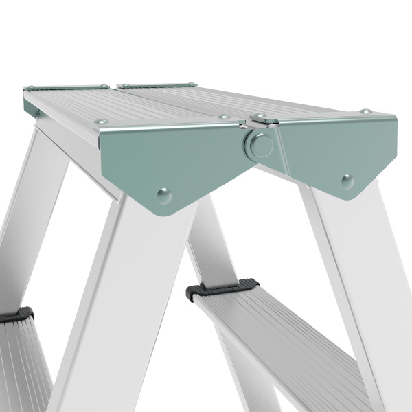 Стремянка алюминиевая 2-х сторонняя 2 ступени, NV100