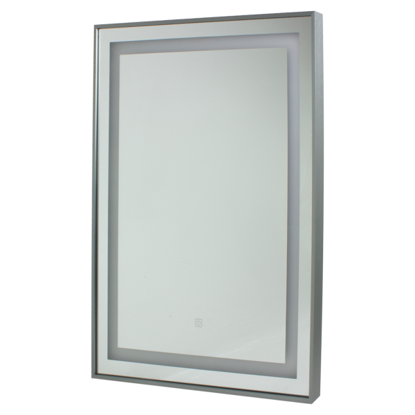 Зеркало T003-3, 80*60cm (Серая рамка )