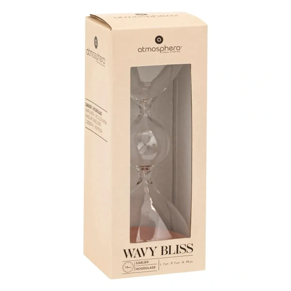 Часы песочные Atmosphera Wavy bliss 19 см 203901 Часы песочные Atmosphera Wavy bliss 19 см 203901