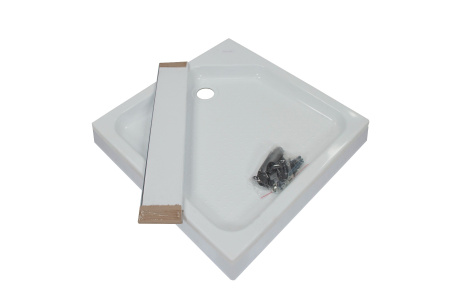 Поддон душевой Triton ПД21 ДК низкий квадрат 80х80 в комплекте