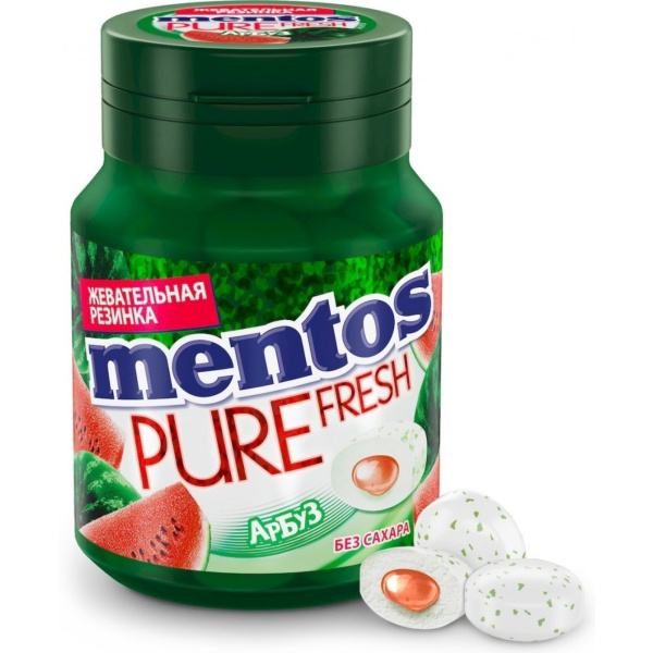 Mentos Pure Fresh Watermelon 54г