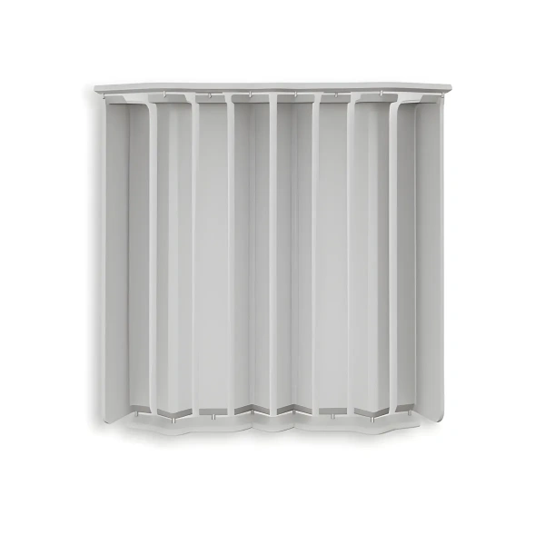 Накладки для плинтуса фигурного 80мм "Идеал Дюра" (набор из 8 эл. во флоупаке), 002 Светло-серый