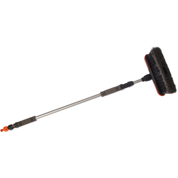 Щетка с подачей воды, телескоп. 2 части (щетка, ручка телескопическая)// Stels