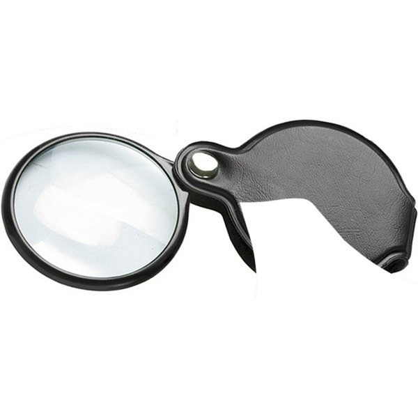 Лупа 2,5-кратная, D 50 мм, складная карманная// SPARTA