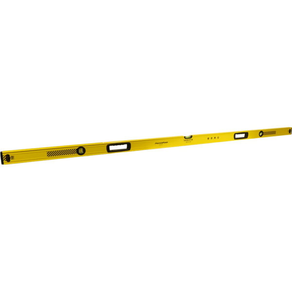 Уровень Hanskonner HK2015-01-2000, алюм.2000 мм, 3 колбы,усилен,фрезеров.,магнит,точность 0,5мм/м