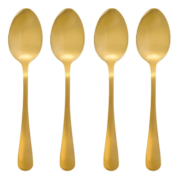 Набор столовых ложек SG  GOLD 4 шт  нерж сталь 203288