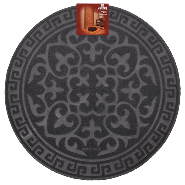 Коврик придверный "COMFORT", D 65см., круглый "VORTEX" /12