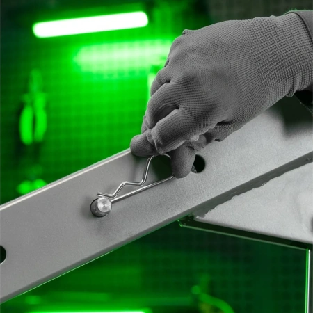 Набор шплинтов, S головки, с фиксацией, 150 предм.// Сибртех