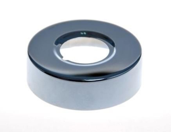 Чашка декоративная (отражатель) 3/4" цилиндр средний (нержавеющая сталь, хром), MP-У