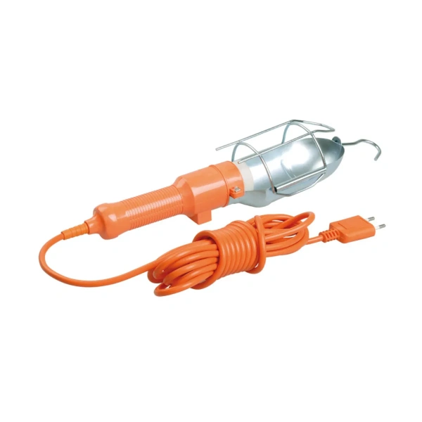 Светильник УП-1Р 2Р/5м переносной плоская вилка с выкл 2*0,75 ИЭК WSP20-05-K09