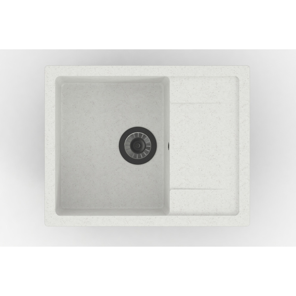 Кухонная мойка GranAlliance G-25, белый,прямоугольная:645х505х215 мм